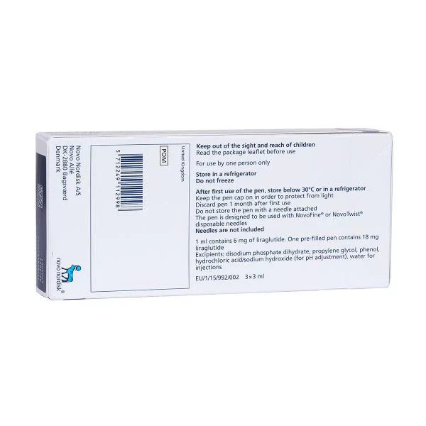 Saxenda® 6 mg/ml (3 stk.)